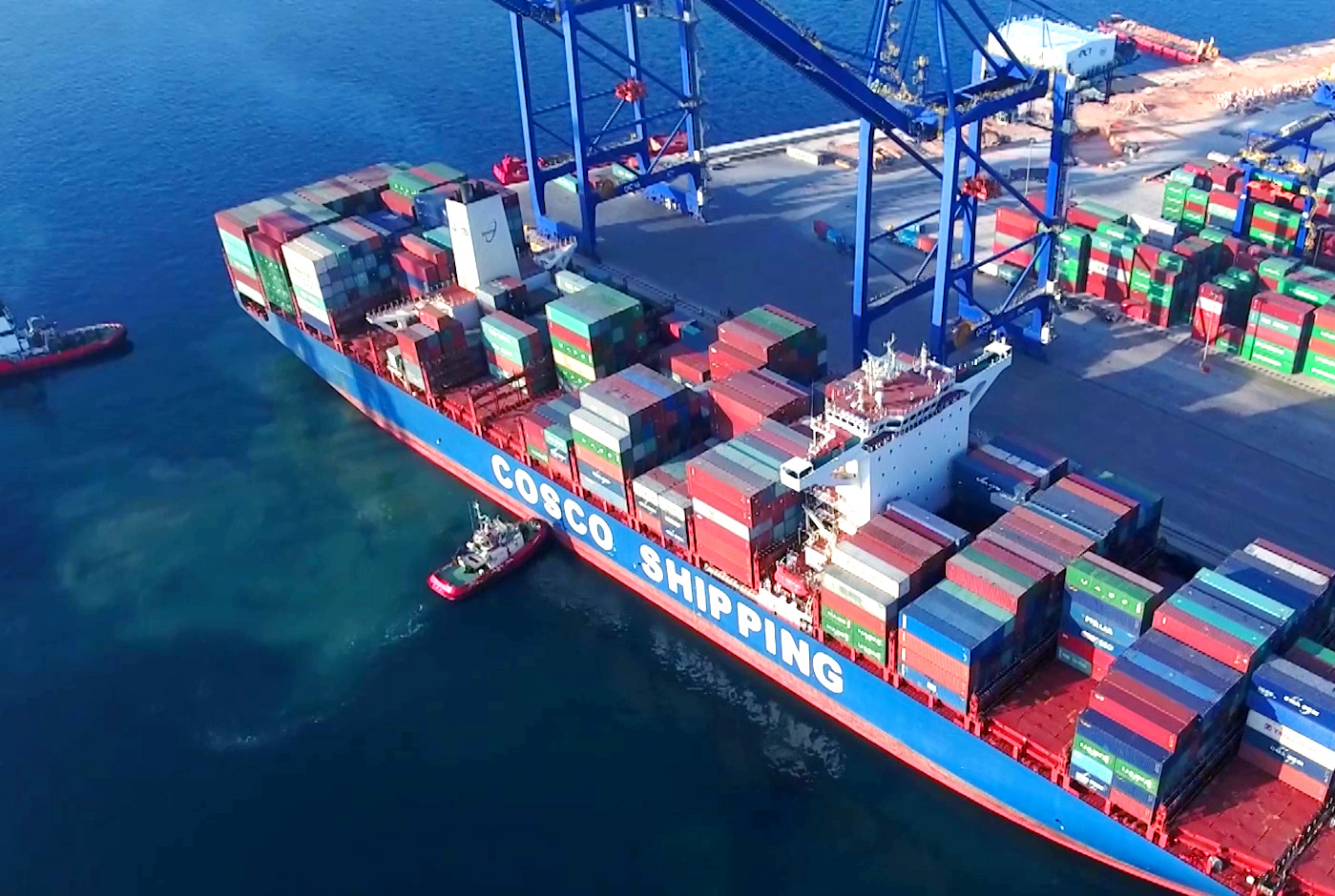 中远海运港口正式入股德国汉堡港集装箱码头